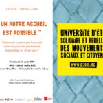 “Thé palabre" : un autre accueil est possible ? atelier participatif à l’université d’été solidaire et rebelle des mouvements sociaux et citoyens.
