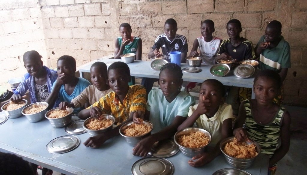 Une cantine au Burkina Faso 