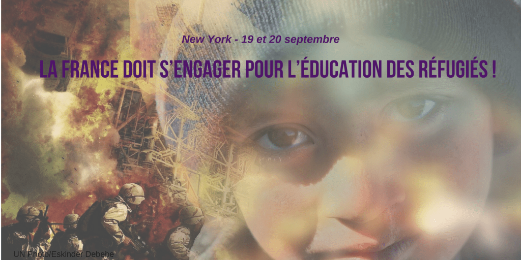 L’éducation des réfugiés doit être une priorité pour la France !