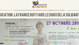 Soirée "Education : la France doit faire le choix de la solidarité"