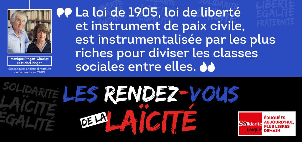 Rendez-vous de la Laïcité Pinçon Charlot 