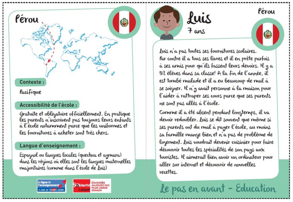 « Le pas en avant » pour le droit à l'éducation « Le pas en avant » pour le droit à l'éducation