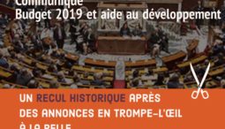 Budget 2019 et aide au développement : un recul historique après des annonces en trompe-l’œil à la pelle