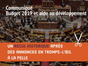 Budget 2019 et aide au développement : un recul historique après des annonces en trompe-l’œil à la pelle
