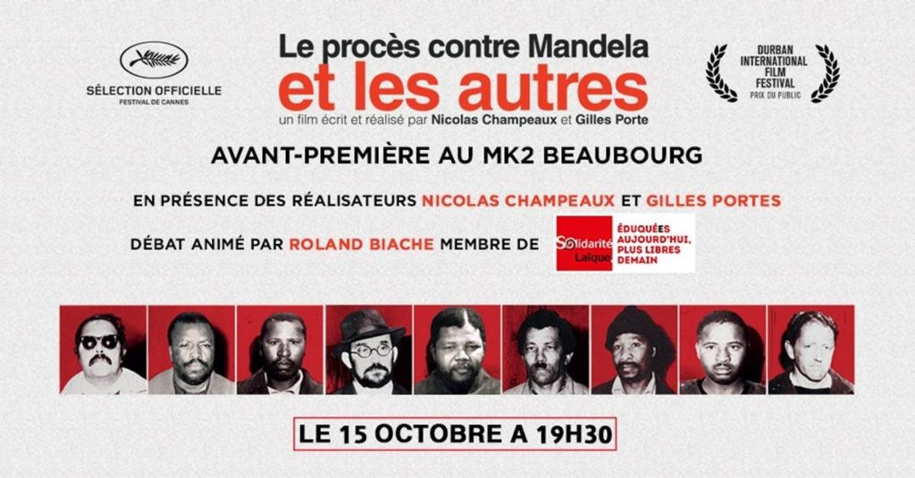 Le procès contre Mandela, un film sur la lutte contre l’apartheid au MK2 Beaubourg Le procès contre Mandela, un film sur la lutte contre l’apartheid au MK2 Beaubourg