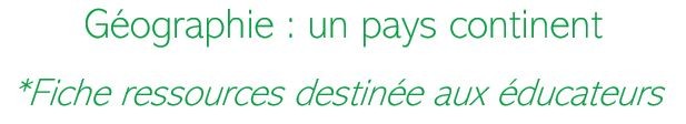 Fiches pédagogiques et ressources pour découvrir le Congo