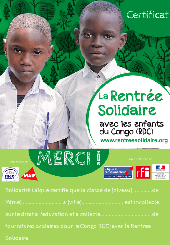 Rentrée Solidaire : merci pour eux !