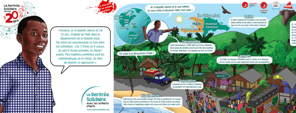 Le poster pédagogique Haïti