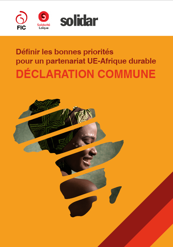 Définir les bonnes priorités pour un partenariat UE-Afrique durable DÉCLARATION COMMUNE