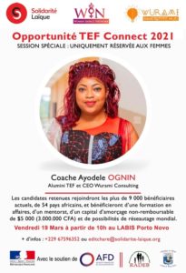 Au Bénin, encourager les femmes à lancer leur projet d’entrepreneuriat