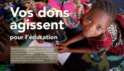 Vos dons agissent pour l’Education