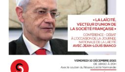 Conférence débat : la laïcité, vecteur d’union de la société française