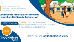 Journée de mobilisation contre la marchandisation de l’éducation - 2ème édition [Webinaire]