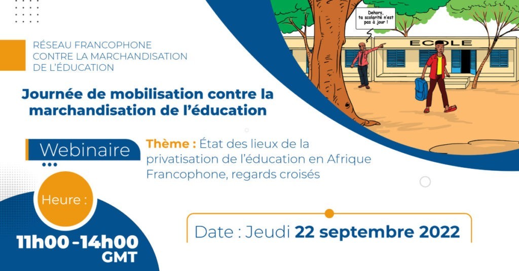 Journée de mobilisation contre la marchandisation de l’éducation - 2ème édition [Webinaire]