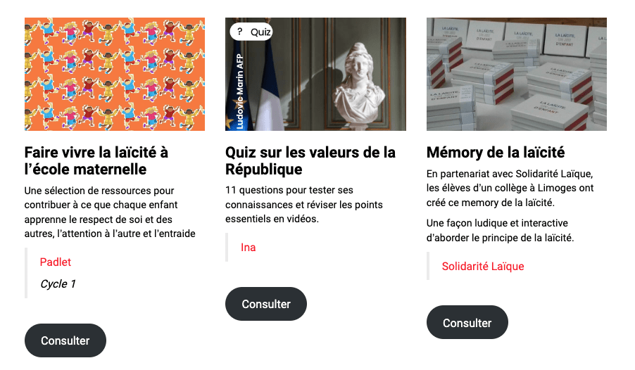 Des ressources pédagogiques sur la laïcité