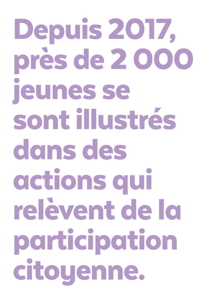 Du local au global, nos réponses aux désirs d’agir des jeunes.