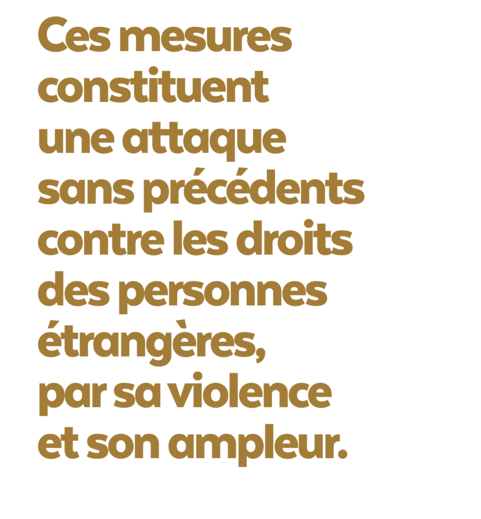 Loi asile et immigration – « Des digues ont sauté face à la xénophobie et à la remise en cause de l’État de droit »