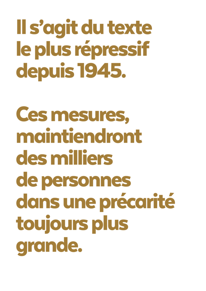 Loi asile et immigration – « Des digues ont sauté face à la xénophobie et à la remise en cause de l’État de droit »