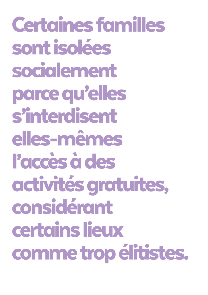 Rompre l’isolement pour recréer du lien intra-familial