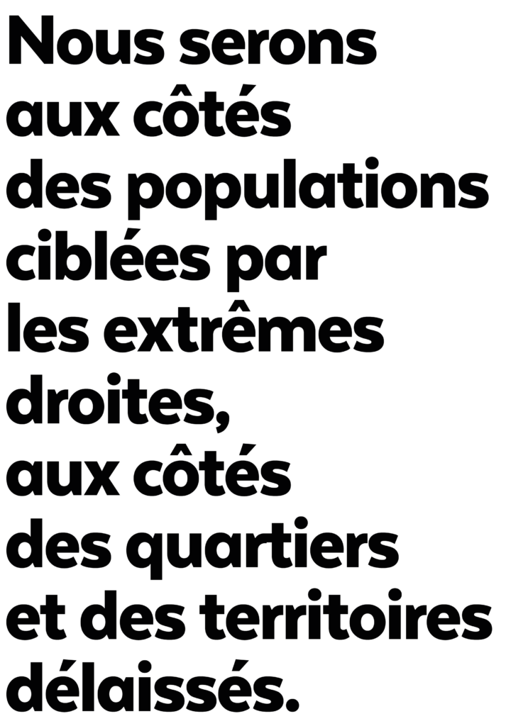 "Répondre à l'urgence sociale, environnementale et démocratique"