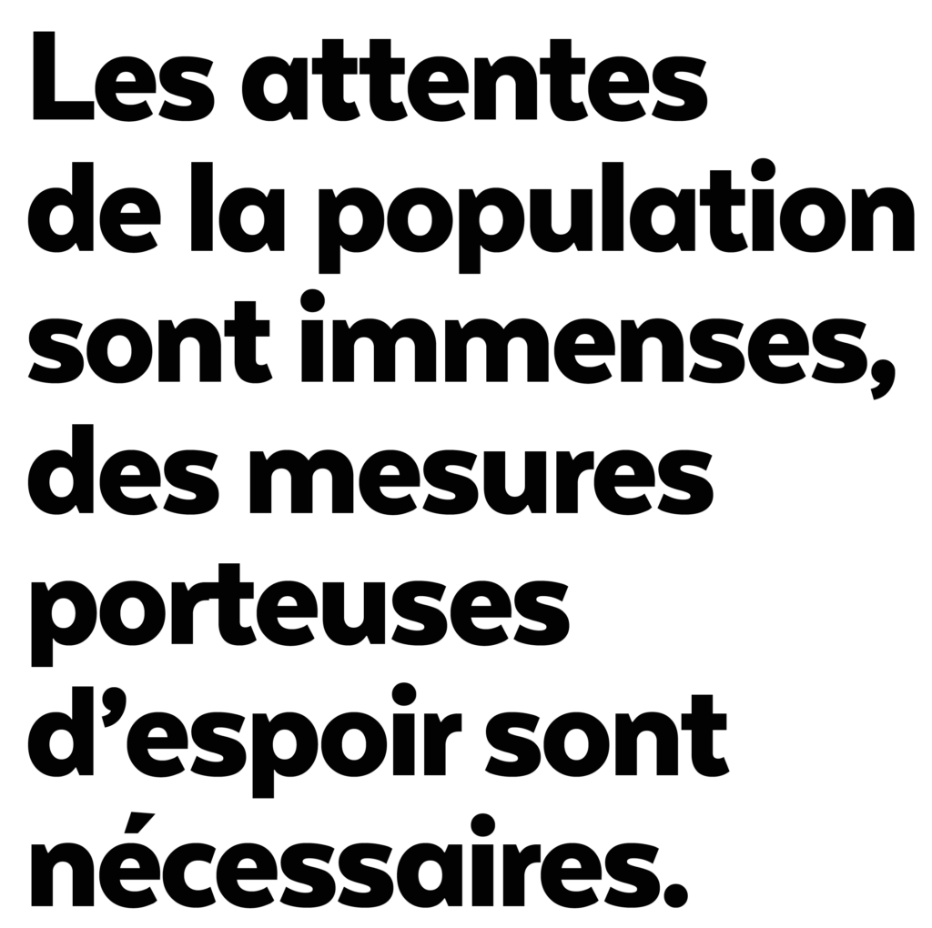 "Répondre à l'urgence sociale, environnementale et démocratique"
