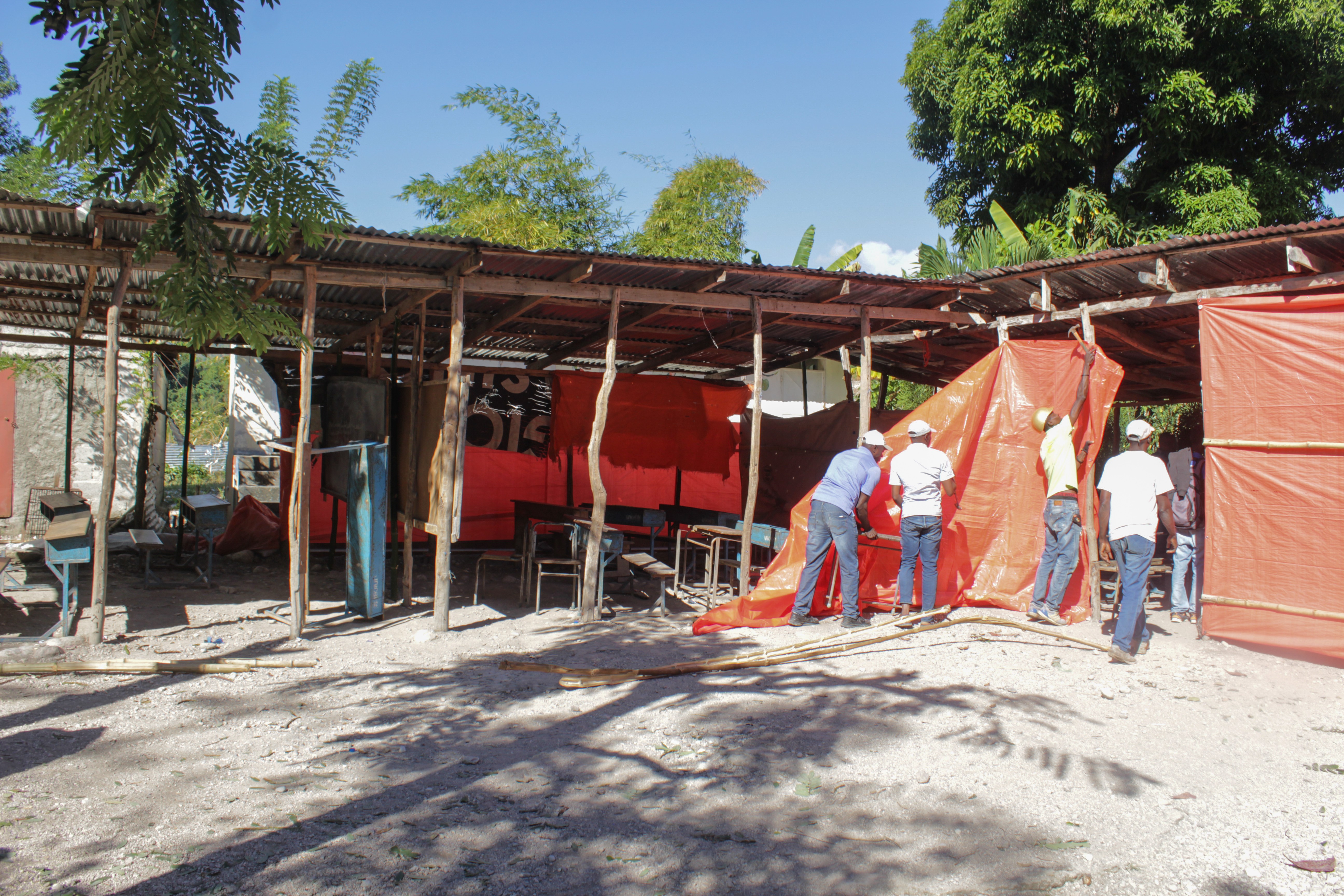 En Haïti, on reconstruit, on agrandit et on résiste aux crises !