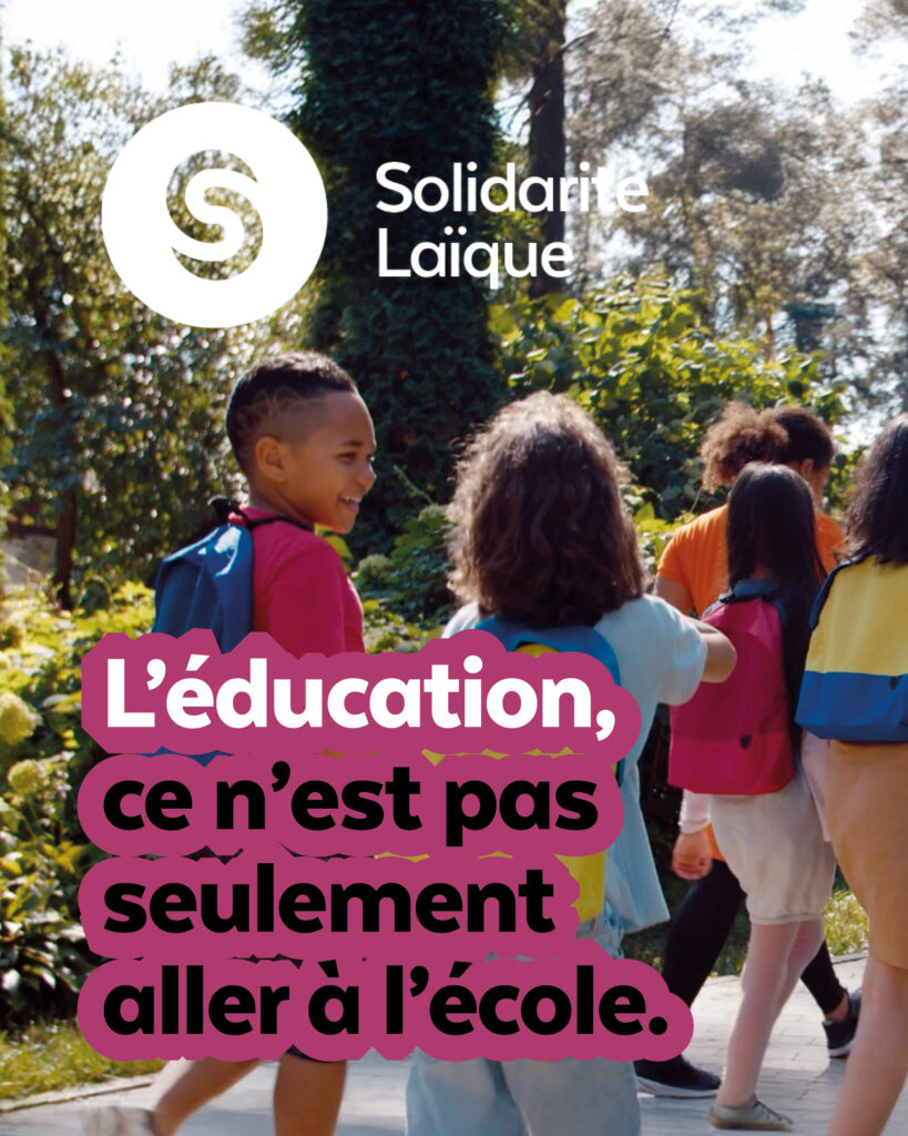 L'éducation, c'est aussi la solidarité !
