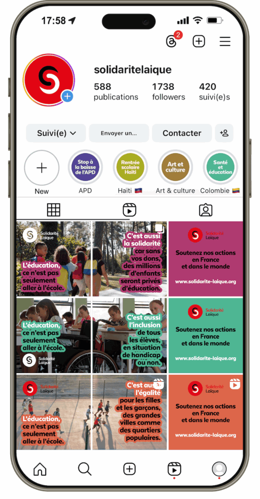 L'éducation, ce n'est pas seulement aller à l'école.