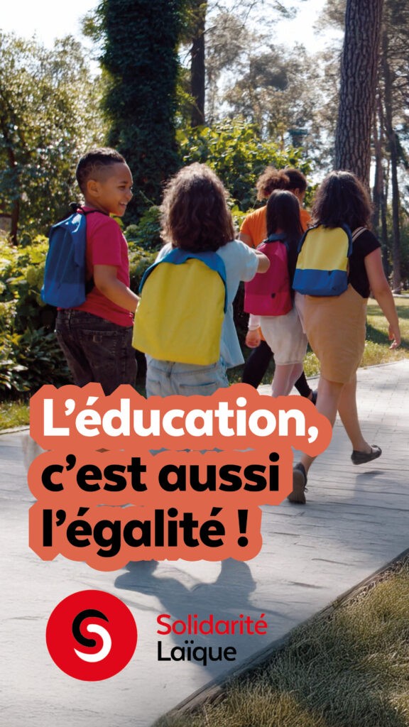L'éducation, c'est aussi l'égalité !