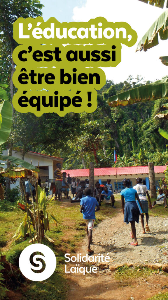 L'éducation, c'est aussi être bien équipé !