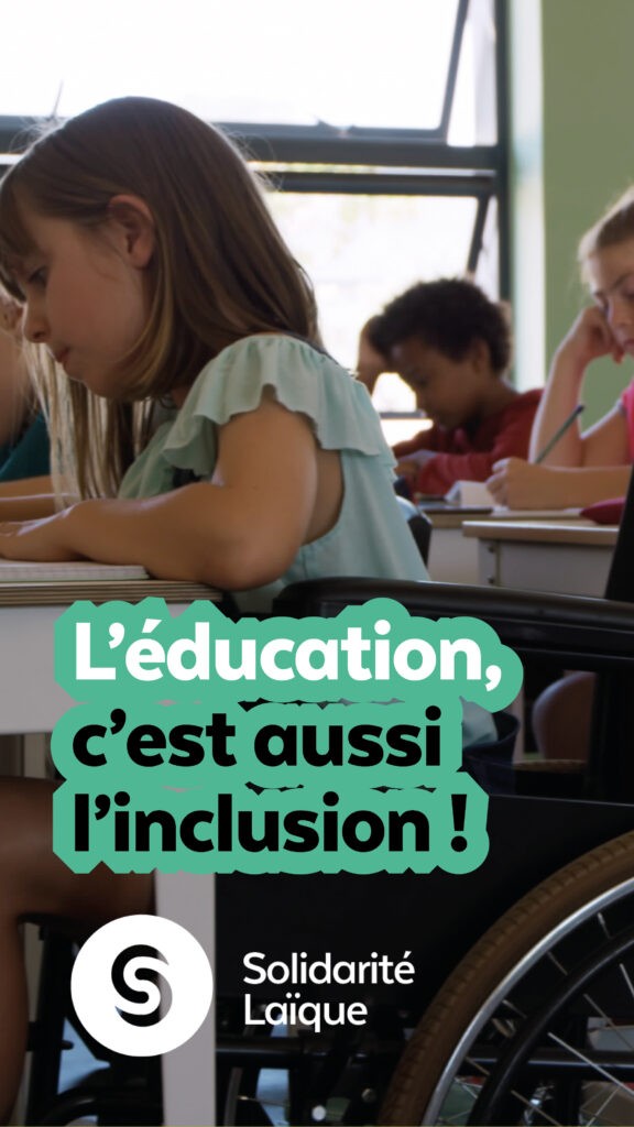 L'éducation, c'est aussi l'inclusion !