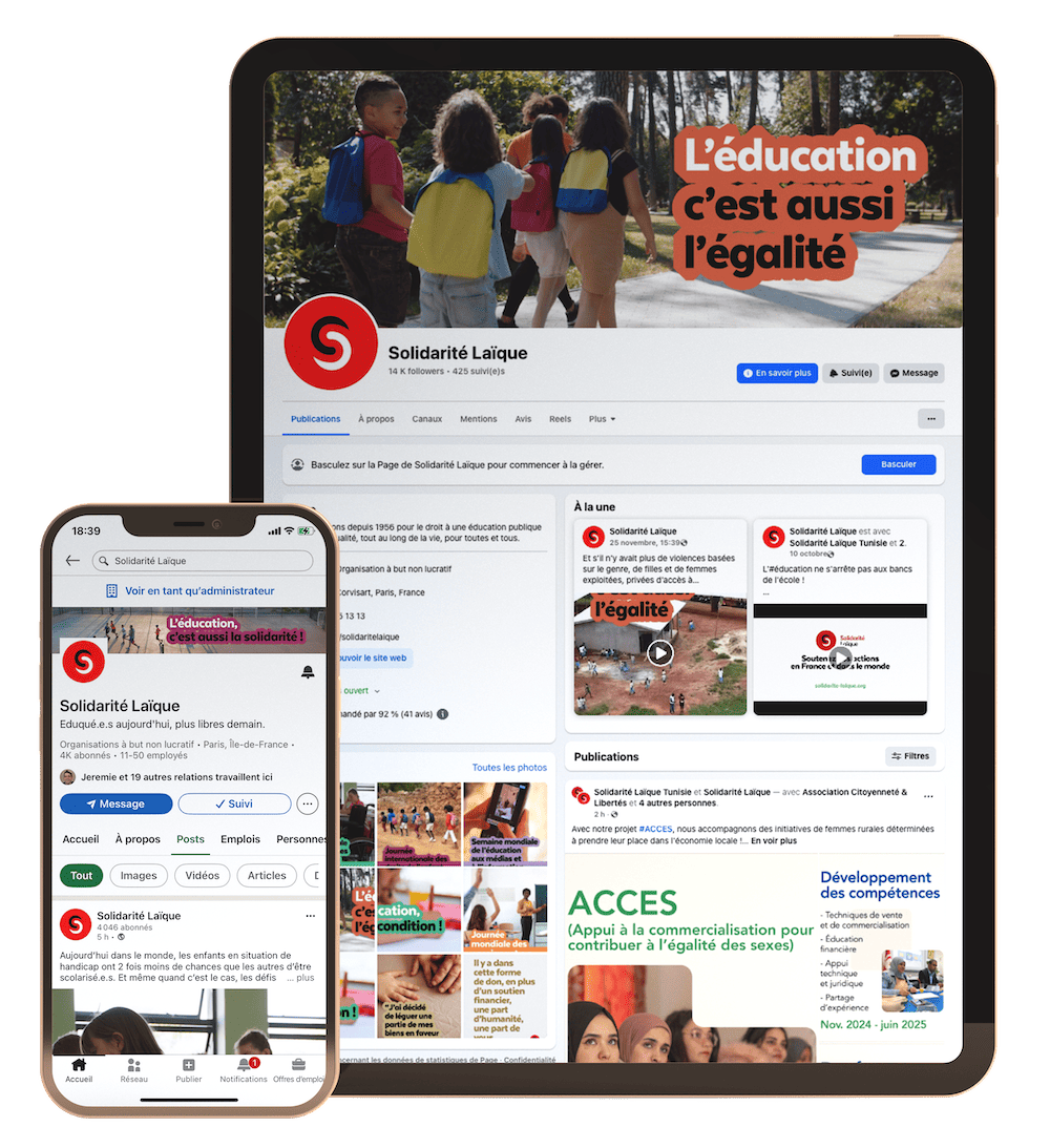 L'éducation, ce n'est pas seulement aller à l'école.