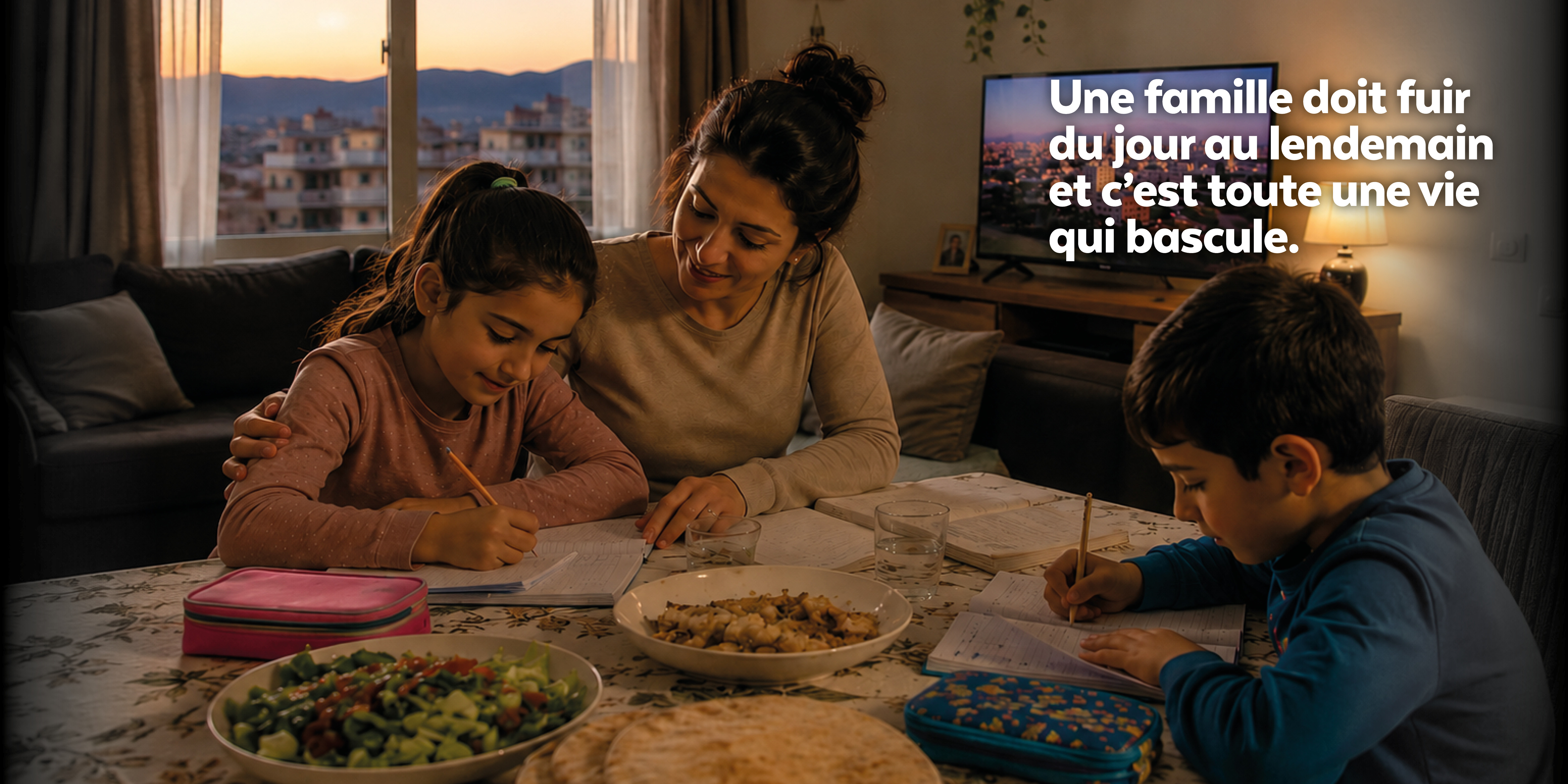 Une famille doit fuire et c'est toute une vie qui bascule.
