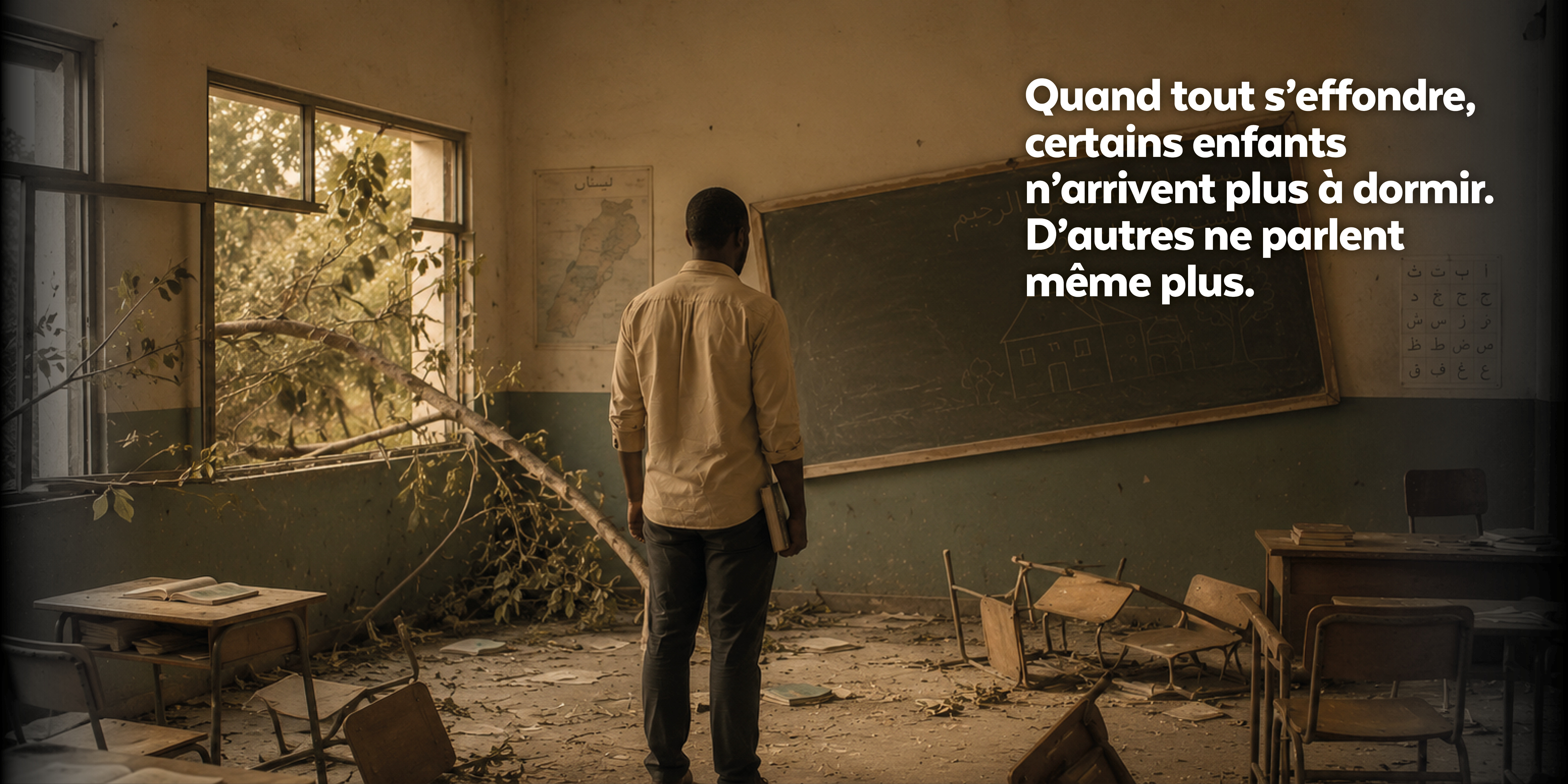 La terre tremble et c'est toute une enfance qui bascule.