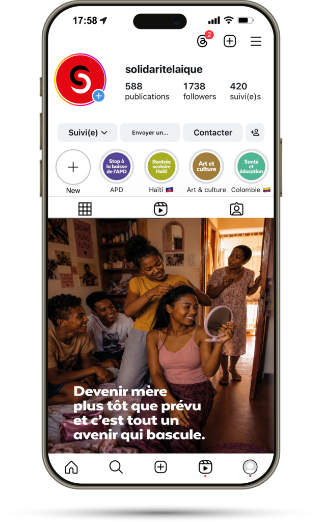 Derrière nos actions, il y a des vies qui ont basculé.