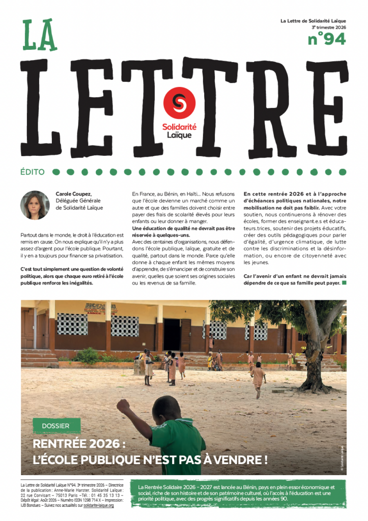 Notre Lettre trimestrielle