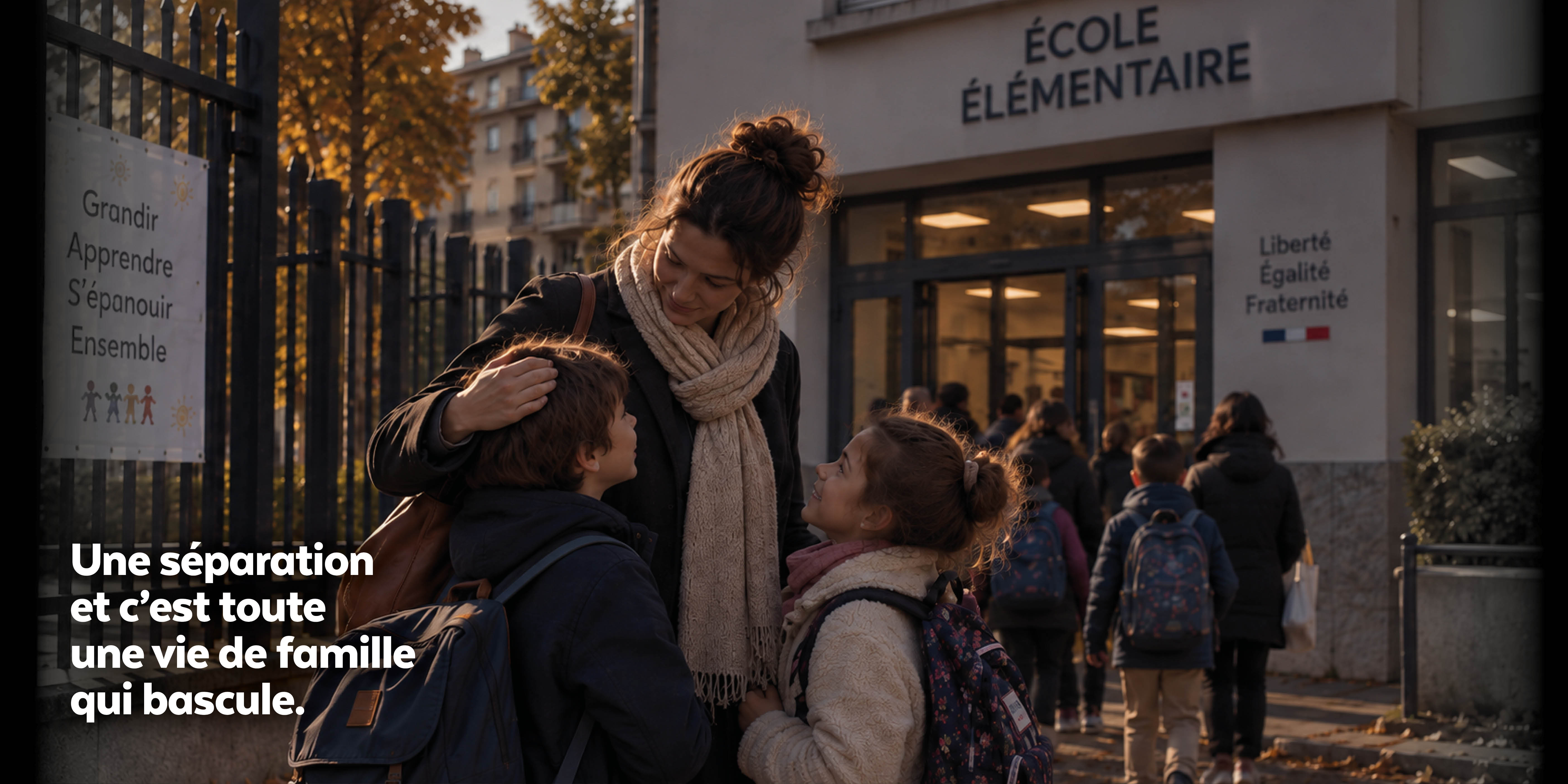 Une séparation et c'est toute une vie de famille qui bascule.